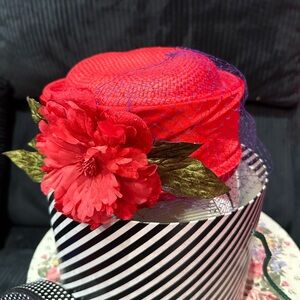 Red Woven Hat